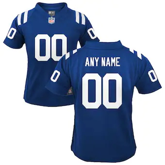 youth nike indianapolis colts royal custom game jersey_pi38